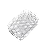 304 Edelstahlluft Fritteusregal - Mehrschicht -Dehydratorständer für Air Fryers DZ201 | Toastregal, stapelbare Kochschale für...