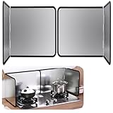 Wuciray Spritzschutz Herd Faltbar Küche Schutz vor Fett Spritzern Herdschutz mit Antihaftbeschichtet 40cm