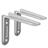 DIY Element System Wandkonsole Arena – profilierte Metall-Konsole für unterschiedliche Anwendungen, ideal für Wandregale – 120 x...