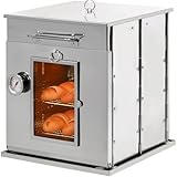 REDCAMP Faltbarer Camping Backofen mit 2-stufigem Grill, Edelstahl tragbar Campingofen, kompakt Campingkocher für Rucksacktouren...