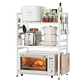 Topnewhome 3 Stufiges Erweiterbares Mikrowellen Regal abnehmbar & stapelbar,Multifunktional Küchenregal für Backofen/Kaffeemaschine...