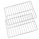 W10256908 Ofenregal für Reihe, kompatibel mit Whirlpool Sears Oven AP4411894, PS2358516, 61 x 38 cm, 2 Stück