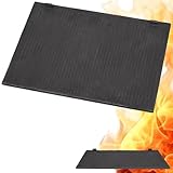 KOTARBAU® Kamin Rückwand - 46 x 35 cm - Kaminplatte aus Gusseisen - für Kamineinsatz - Dekorplatte - Ofenplatte - Hitzebeständig &...