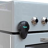 Backofen Kindersicherung [1 Stück] – Baby Ofensicherung zum Kleben, Herdschutz Kinder, hitzebeständige Kindersicherung Backofentür...