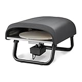 Enders® Pizzaofen PACO™ Rotate, Pizzastein rund, Thermometer, Pizza, Edelstahlbrenner, 4kW, Cordierit-Pizzastein 30,5cm, rotierend,...