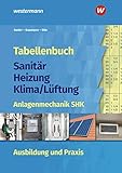 Tabellenbuch Sanitär-Heizung-Klima/Lüftung: Anlagenmechanik SHK Ausbildung und Praxis Tabellenbuch (Tabellenbuch Sanitär-Heizung-...