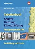 Tabellenbuch Sanitär-Heizung-Klima/Lüftung: Anlagenmechanik SHK Ausbildung und Praxis Tabellenbuch (Tabellenbuch Sanitär-Heizung-...