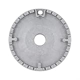 BlissfulAbode Gasherd Brenner Feuerverteiler Aluminium Ersatzteile für Sabaf Küche Kochfeld 47 mm 68 mm 94 mm 125 mm Silber (#100)