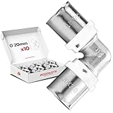 BOOPARTS – 10 Stück – Press-Winkel Ø20–20 | 90° Bogen | Pressfitting TH-Kontur | Messing/Edelstahl | Für...