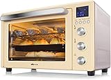RKYRRKI Smart Oven Konvektion Toaster Bräter Ofen Topflappen Aufsatzofen Edelstahl 32L Mini Öfen Nützlich
