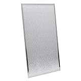Kamino-Flam Hitzeschutzplatte asbestfrei - Funkenschutzplatte 1100°C hitzebeständig - Wärmeschutzplatte mit Edelstahlrahmen - Silber...