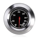Edelstahl-Röstthermometer Grillthermometer, Gasgrillthermometer 60-430℃ / 100-800℉ Grillthermometer für alle Grills, Raucher und...