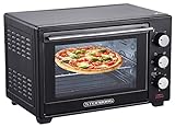 STEInBORG Mini Backofen 25 Liter | Pizza-Ofen | 3in1 Backofen | Minibackofen | Miniofen | Krümelblech | Ober-/Unterhitze | Konvektion...