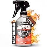 bio-chem Rauchharz-Entferner - 500 ml - Backofen- und Grillreiniger Konzentrat für Gasgrill, Edelstahl, Gusseisen u.v.m. - Extrem...