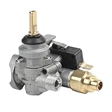 EasyByMall SABAF Niederdruck-Gas-Sicherheitsventil für LPG-Öfen, Stahl-Ersatzteil für private und gewerbliche Küchen, Silber