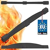 KOTARBAU Kaminrost 310 mm Einzelrost Aschenrost Rost Tafelrost Ersatzteile Zubehör Gusseisenrost Ofenrost Eckig Eckrost Gusseisen