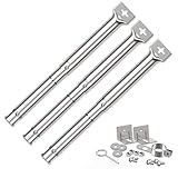 Coisien Universal-Brenner,Einstellbarer Brenner 30,8 bis 44,9 Edelstahl Zubehör für Gasgrill-Ersatzteile, Universal-Brenner für...