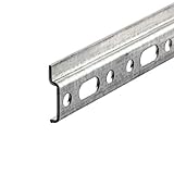 Gedotec Wandschiene Hängeschrank Schrank-Aufhänger Aufhängeschiene - Oberschrank | Montageschiene mit Länge 1250 mm | Stahl...