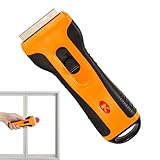 Fensterschaber | Fleckenentfernungswerkzeug mit 4 Ersatzteilen, Mehrzweckschaber, Klebstoffentferner zur Reinigung von Fenstern, Farbe,...