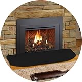 Kaminmatte Kaminteppich Feuerfeste Matte für Kamin Innen Flammenbeständige Pad Fiberglas HerdArea Teppich Kaminmatte Glutmatte für...