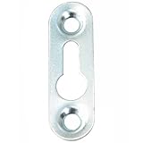 KeyMet GmbH 10 Stück Linsenkopfbeschlag Schrankaufhänger 42 x 12,5 Loch 8,5 mm