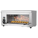 Kommerzieller Salamander-Broiler-Grill, 2000 W, elektrischer Käseschmelzer, Aufsatzofen für Schmelzkäse, Toast-Sandwiches und...