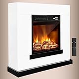 Ambiness Elektrokamin | 2 Heizstufen | 900W - 2000W | viele Modelle | LED - 3D Flammeneffekt mit Farbwechsel | inkl. Fernbedienung...