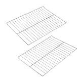 Allstare 2 Stück WB48T10095 Ofenrost-Ersatzteile für GE Herd Ofenteile WB48K5019 Ofenregal 60,2 x 44,2 cm GE Hotpoint Ofenrost 304...