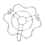 DONFAMDS Dampfgaraufsatz Edelstahl Multifunktional mit Rutschfesten Füßen für Heißluftfritteusen und Schnellkochtöpfe Herdhalter...