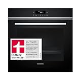 Siemens HB572ABS3, Stiftung Warentest GUT (2,0)*, iQ300 Einbau-Backofen 60x60 cm, Air Fry, Pyrolyse Selbstreinigung,...