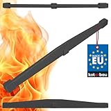 KOTARBAU Kaminrost 580 mm Einzelrost Aschenrost Tafelrost Rost Ersatzteile Zubehör Gusseisenrost Ofenrost Eckig Eckrost Gusseisen