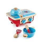 Hape E3170 Küchenset Herd Zubehör für Kinderküchen, ab 18 Monaten, 31 x 12.2 x 24.1