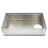 Saunasteinkorb Saunasteinhalter Edelstahl, Sauna Steinkorb für Saunaofen Holzbefeuert, Tragbares Sauna Zubehör für die Erwärmung zu...