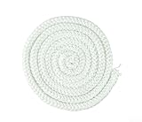 Dichtung für Herdtür, Fiberglas, 2 m Länge, geeignet für alle Arten von Kaminen und Heizkesseln (8 mm)