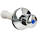 tecuro Verlängerung-Set für UP-Ventil 50-140 mm, mit Rosette und Griff - verchromt