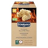 STARWAX- Anzündwolle für Grill, Kamin und Ofen - Natürliche Zusammensetzung - Schnelles Anzünden - Sauber und geruchlos -...