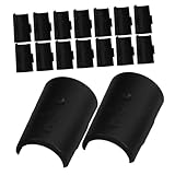 SEWOART 16 Stück Teiliges Kunststoff Regalklammern Ersatzteile für Drahtregale Langlebige Metallklemmen für Rohre Einfache Montage...