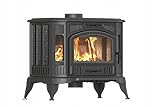 Kaminofen Gusseisen KRATKI K9 ECO – 8 kW – Ø150 – freistehender Holzofen im Retro-Stil – erfüllt Ekoprojekt & BImSchV 2