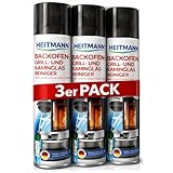 HEITMANN Backofen-, Grill- und Kaminglas Reiniger: Aktivschaum für hartnäckigen Schmutz - Kaminreiniger - Ofenreiniger - gute...