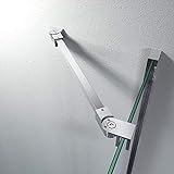 50 cm Edelstahl rahmenlose Dusche Tür Feste seitenwandplatte wall-to-glass Unterstützung Bar für 6mm 8mm 10mm Dick Glas von m-home