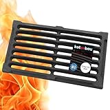 KOTARBAU Kaminrost 27 x 15,5 cm Kaminofen Tafelrost Ascherost Rost Ofengitter Kamin Ersatzteile Zubehör Gussrost Ofenrost Grillkamin...