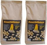 Feuerbällchen RaiffeisenWaren Kaminanzünder, Feueranzünder, (Anzünder ökologisch, aus Naturprodukten - Wachs, Naturholz; Nässe...