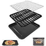 Luftfritteusen-Grillpfanne für Ninja Foodi DT251 DT201 DT200 Digitale Luftfritteusen-Aufsatzofen, 34 x 29 cm, Luftfritteuse,...