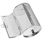 TOPBATHY Grillrost Aus Edelstahl Ofenkorb Bratenkörbe Für Den Ofen Rollender Grillkorb Ersatzteile Für Heißluftfritteusen...