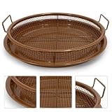 Valixirant Nicht-Gemüse-Zentimeter-Grill mit feinem Netz-Format, sicherer Stahl, runder Obst-Fritteusenkorb, 30 –...