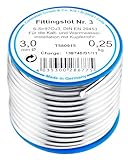 Cornat Fittingslot 250g 97 % - chromfarbig - für die Kalt- & Warmwasserinstallation mit Kupferrohr - Schmelzbereich 230° C - 250° C...