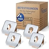 VIOKS Buchsen SET 4x Ersatz für Bosch 00631174 / Herd Siemens Backofen Zubehör für Backofen Gitter & Backofen Bosch Herd...