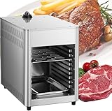 Kommerzieller Aufsatzofen, Hochtemperatur-Grillrost mit einstellbarer Hitze, perfekt zum Toasten und Braten von Hähnchen