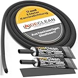 Dichtschnur für Kaminofen 12mm | Ofen Dichtschnur für Kamintür, Kachelofen [Ofendichtschnur mit Kleber Hitzebeständig] Kaminöfen,...