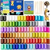 iFergoo Modelliermasse-Set, 100 Farben, Ofen-Modelliermasse-Set, ungiftig, lebendige Farben für Schmuckherstellung und Miniaturen, DIY...